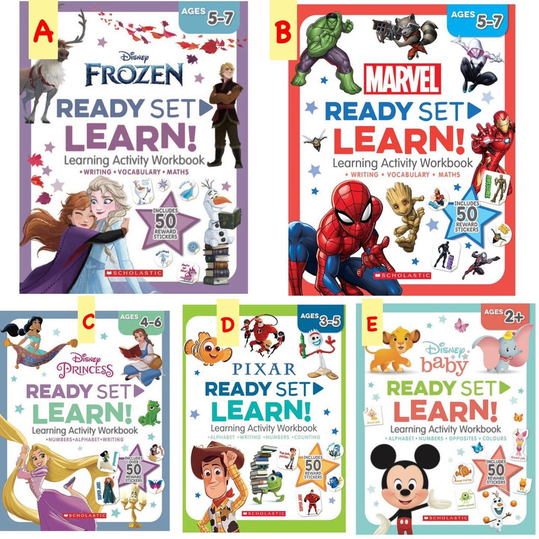 現貨❤️澳洲🇦🇺 Disney Ready Set Learning jj Activity Workbook 迪士尼學習套裝